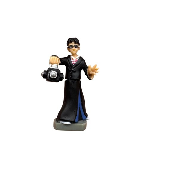 Harry Potter x Polly Pocket 2001 1" Micro Figurine Collectable Rare Harry Potter - Picture 1 of 2